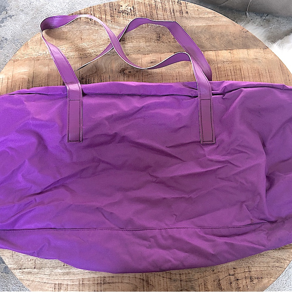 purple sleepover bag